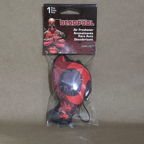 Marvel's Deadpool Sachet Air Freshener,Dark Ice Scent, 1 PC, by PlastiColor, NEW - Picture 2 of 7